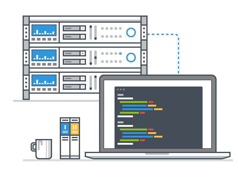 Website Migration Illustration